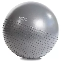 cumpără Dispozitiv de masaj mecanic HMS 6161 Minge gimnastica masaj d=65 cm cu pompa gri (17-42-185) în Chișinău 