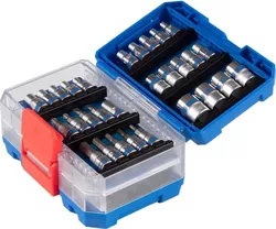 cumpără Set de tubulare, bite, duze King Tony 2549MR-EB набор 1/4" торцевых головок 6 гран.Е-тип, насадок бит и принадлежностей, 48 пр. în Chișinău 