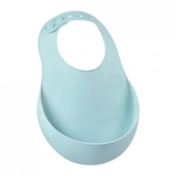 Нагрудник силиконовый Beaba Airy Green