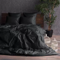 cumpără Textile de casă Cottony SLPSL Stripe Satin Black : Euro în Chișinău 