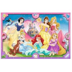 cumpără Puzzle Trefl 50025 Puzzles - 160 XL - The pink world of princesses / Disney Princess_FSC Mix 70% în Chișinău 