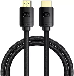 cumpără Cablu pentru AV Baseus CAKGQ-J01 HDMI to HDMI, V1.4, High Speed, 8K@60Hz 1M, High Definition Series, Black în Chișinău 