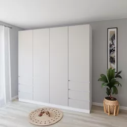 cumpără Dulap Smartex (15958) N17 240cm Alb în Chișinău 
