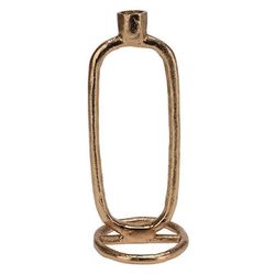 cumpără Lumânare Promstore 34514 Sfesnic metalic Golden Ring 24x10cm, auriu în Chișinău 
