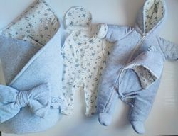 Set pentru externare Pampy Grey Stars