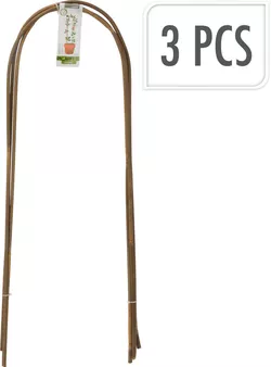 cumpără Suport pentru flori ProGarden 55372 Suporturi din bambus p/u plante Arc 3buc, 78x20cm în Chișinău 
