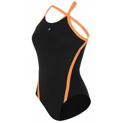 cumpără Accesoriu pentru înot AquaLung Costum baie dame KIONY black/brighe orange 38 în Chișinău 