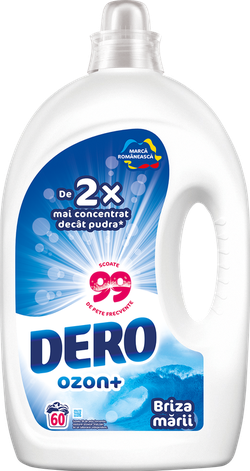 Гель для стирки Dero Озон+ Горная роса, 3л.