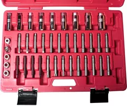 cumpără Set de tubulare, bite, duze JTC JTC-1323 Комплект сервисных ключей для разборки/ сборки стоек, 39 предм. în Chișinău 