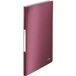 купить Папка для документов Leitz 39580028 Mapa cu folii Style A4, 20 folii, granat в Кишинёве 