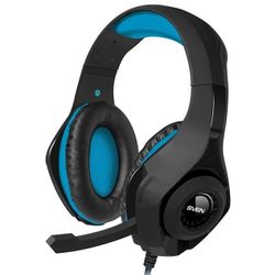 Gaming Headset SVEN AP-G887MV, 40mm drivers, 20-20000Hz, 32 Ohm, 103dB, 287g., 3.5mm, Black/Blue