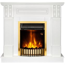 купить Камин электрический ArtFlame Veronix & Gala Gold, 1000x1050x300mm, Alb в Кишинёве 