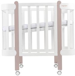 cumpără Pătuț Ingvart 45984520008 Nika, Alb/Cappucino 60x120cm în Chișinău 