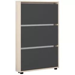 купить Полка для обуви Mobildor-Lux Leo Slim 100x16x125H cm Sonoma/Anthracite в Кишинёве 
