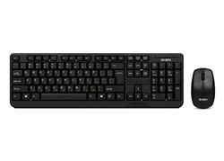 Wireless Keyboard & Mouse SVEN Comfort 3300, Splash proof, Nano rec., 2.4Ghz, 2xAA/1xAA, Black