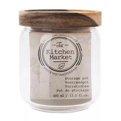 купить Контейнер для хранения пищи Excellent Houseware 37104 Borcan din sticla cu capac-sfesnic 0.4L, 11cm в Кишинёве 