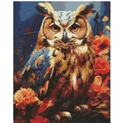 купить Картина по номерам Ideyka (AMC20149) Diamond mosaic. Forest owl, 40х50 в Кишинёве 