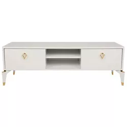 купить Тумба напольная для TV Trendy Posh Alb, 143x47x40cm (GTR000228) в Кишинёве 