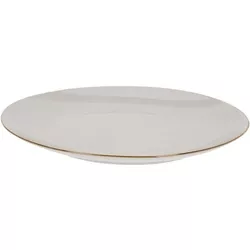 купить Посуда прочая Holland 22235 Golden Rim Тарелка сервировочная 26cm Golden Rim белая в Кишинёве 