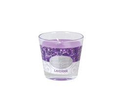 Lumanare aromatizata in pahar 9X8cm, 26ore, Lavanda