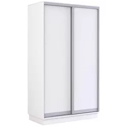 cumpără Dulap Mobildor-Lux Fox uși glisante din PAL (100x60x240H cm) Alb în Chișinău 