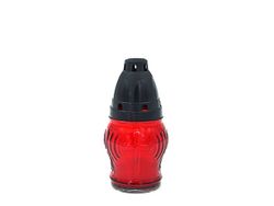 Candela sticla cu capac 14cm 7ore