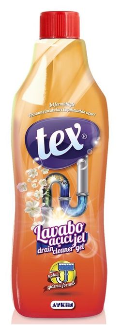 Гель для очистки засоров канализационных труб TEX 1000мл