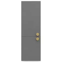 купить Шкаф-пенал Mashtab 12644 Diplomat suspendat 400x1200mm Antracit-Moka в Кишинёве 