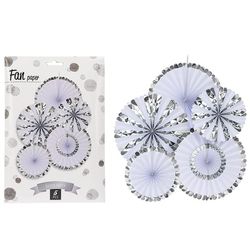 купить Новогодний декор Promstore 33884 Set decoratiuni suspendabile 5buc Argint в Кишинёве 