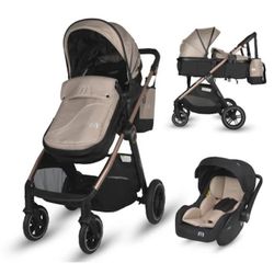 купить Детская коляска Coccolle Hapi Soley H2003 Carucior 3/1, Simply Taupe в Кишинёве 