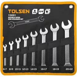 купить Набор ручных инструментов Tolsen Set 8 chei duble deschise 6-22mm (15891) в Кишинёве 