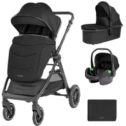 купить Детская коляска Kikka Boo Ava Black 3in1 transformabil (3800171206471) в Кишинёве 