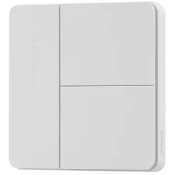 cumpără Întrerupător electric Aqara Z1 PRO - Cutie de perete pătrată cu 2 butoane (cu și fără neutru), albă (ZNQBKG43LM) în Chișinău 