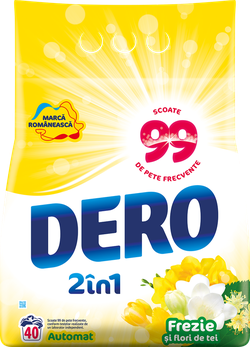 Стиральный порошок Dero Фрезия и Липa, 4 кг.