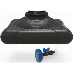 cumpără Accesoriu pentru piscină Uniplast Rezervor dus 200L x D.1/2" FE cu para pentru dus (triplu strat) 97x97x44cm, negru în Chișinău 