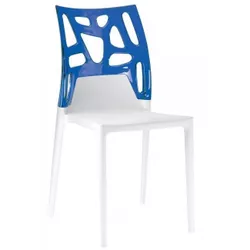 купить Стул Papatya Ego-Rock - back blue / seat white в Кишинёве 