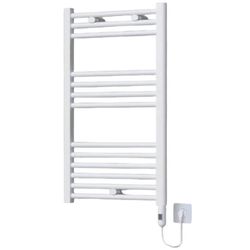 cumpără Uscător de prosoape Radiva Haiti 400x800 mm Flat (alb) electric în Chișinău 