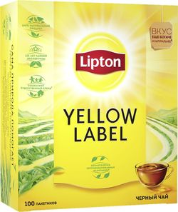 Lipton Yellow Label, 100 пак.