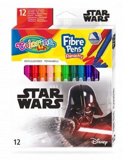 Набор фломастеры 12 цветов - Colorino Disney Star Wars
