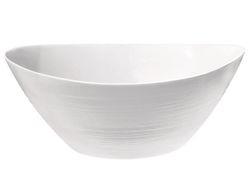 Salatiera din ceramica din opalglass 25X24cm Prometeo, oval