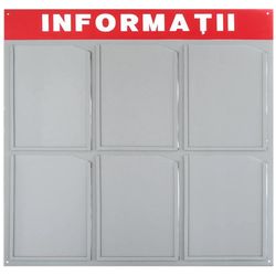 cumpără Tablă de birou miscellaneous RX27575 Stand informativ Informatie A4, 6 buzunare în Chișinău 