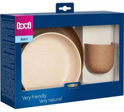Set de vesela pentru copii Lovi Honne Granola