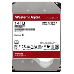 3.5" HDD 14.0TB-SATA-512MB Western Digital  "Red Plus (WD140EFGX)", NAS, CMR