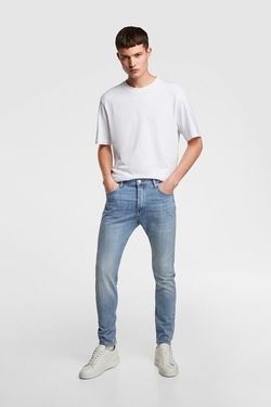Pantaloni ZARA Albastru deschis 6045305427