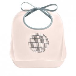 Нагрудник пластиковый Beaba Pink