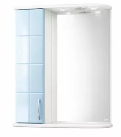 cumpără Oglindă baie Mashtab 5081 Domino 600x200x720 Alb-Albastru în Chișinău 