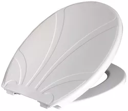 купить Сиденье для унитаза Bisk 80102 LOTOS alb в Кишинёве 