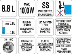 Термопот Yato 8.8 L YG-04301