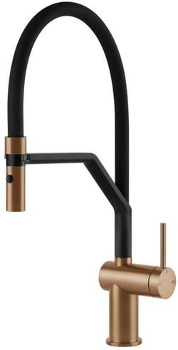купить Смеситель кухонный Gessi 60429-726 Inedito Warn Bronze Brushed PVD в Кишинёве 