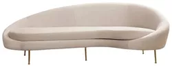 купить Диван Trendy Eses Right Bej, 120x85x255cm (3 locuri) в Кишинёве 